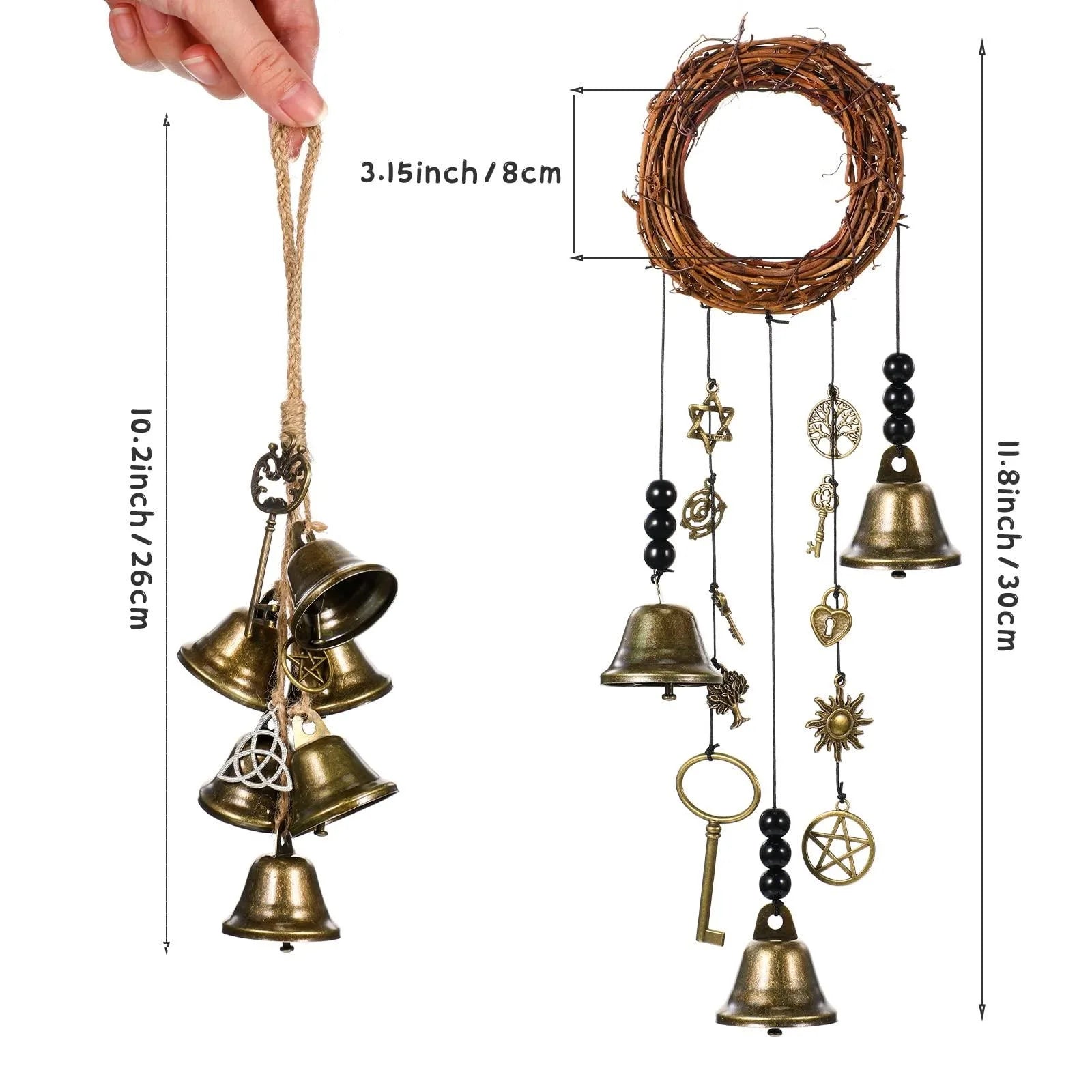 Campanas de bruja de protección