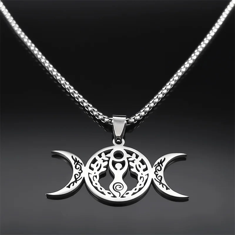 Collar de Triple Luna
