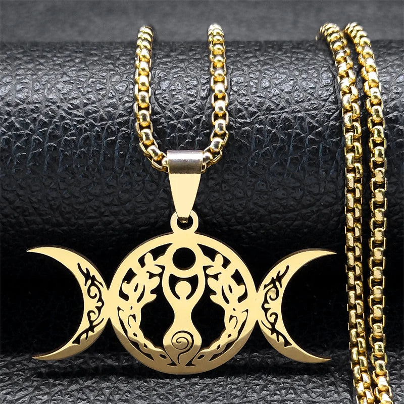 Collar de Triple Luna