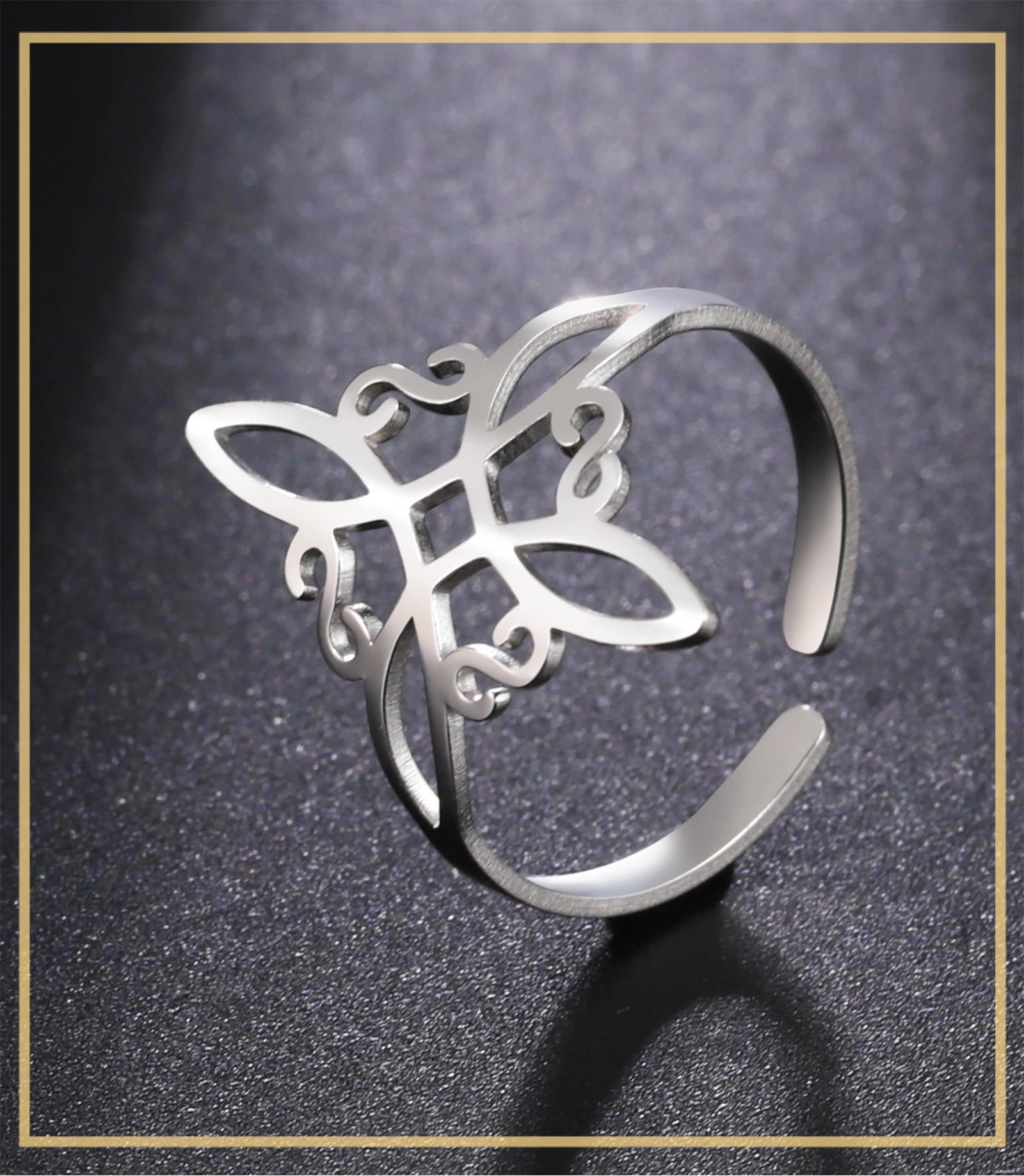 Anillo Nudo de Bruja