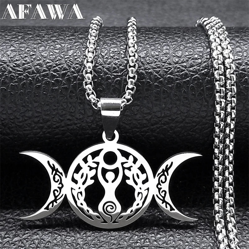 Collar de Triple Luna
