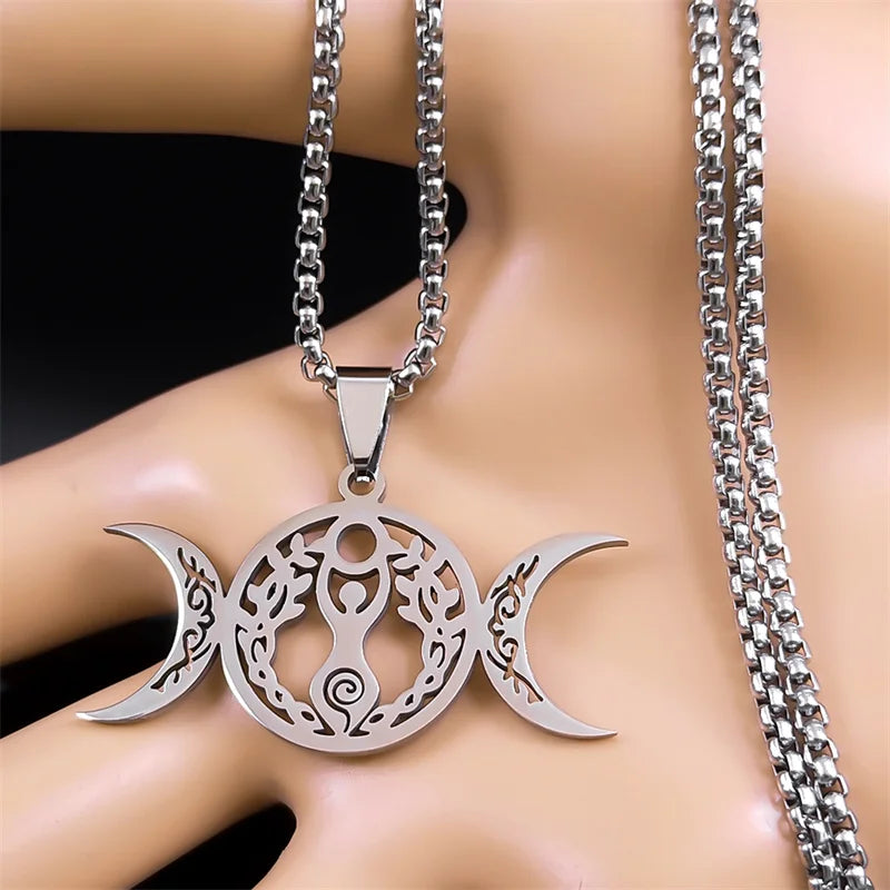 Collar de Triple Luna