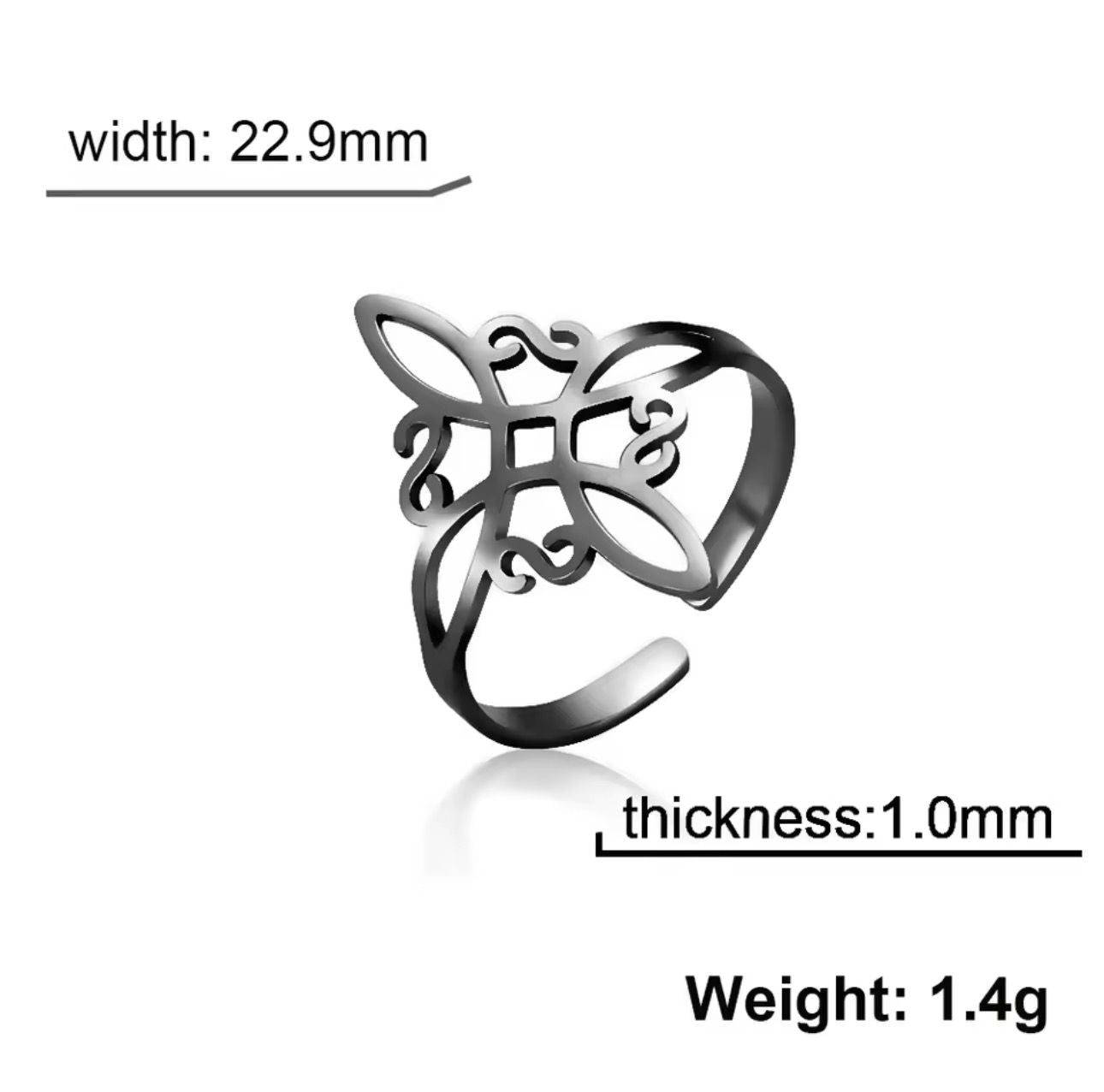 Anillo Nudo de Bruja